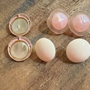 Vintage Pink and Cream Earring Collection